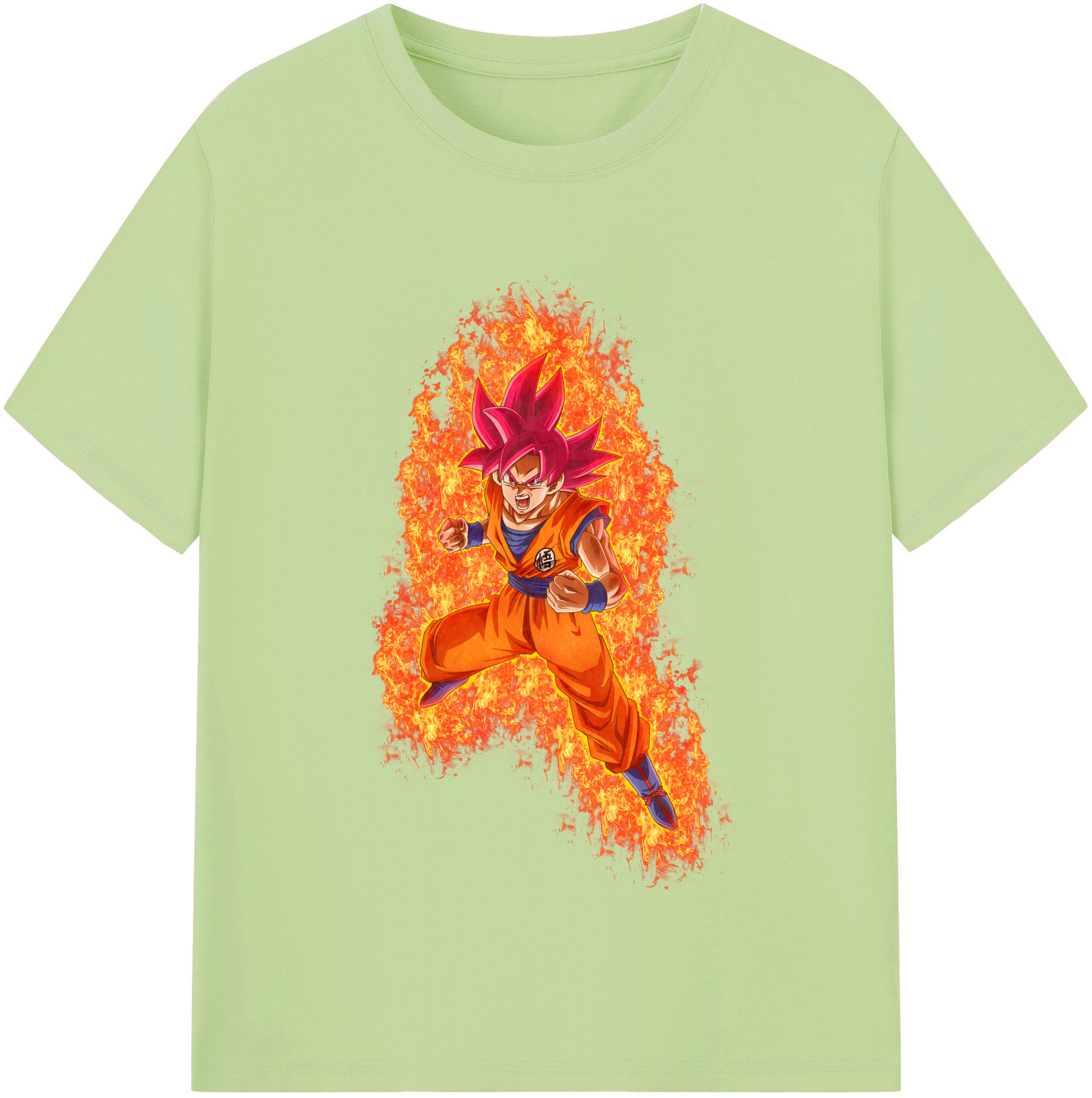 （画像用） ドラゴンボール 孫悟空（そん ごくう）Son Goku カカロット DRAGON BALL Kakarotto 綿100％半袖Tシャツ（フロントプリント）